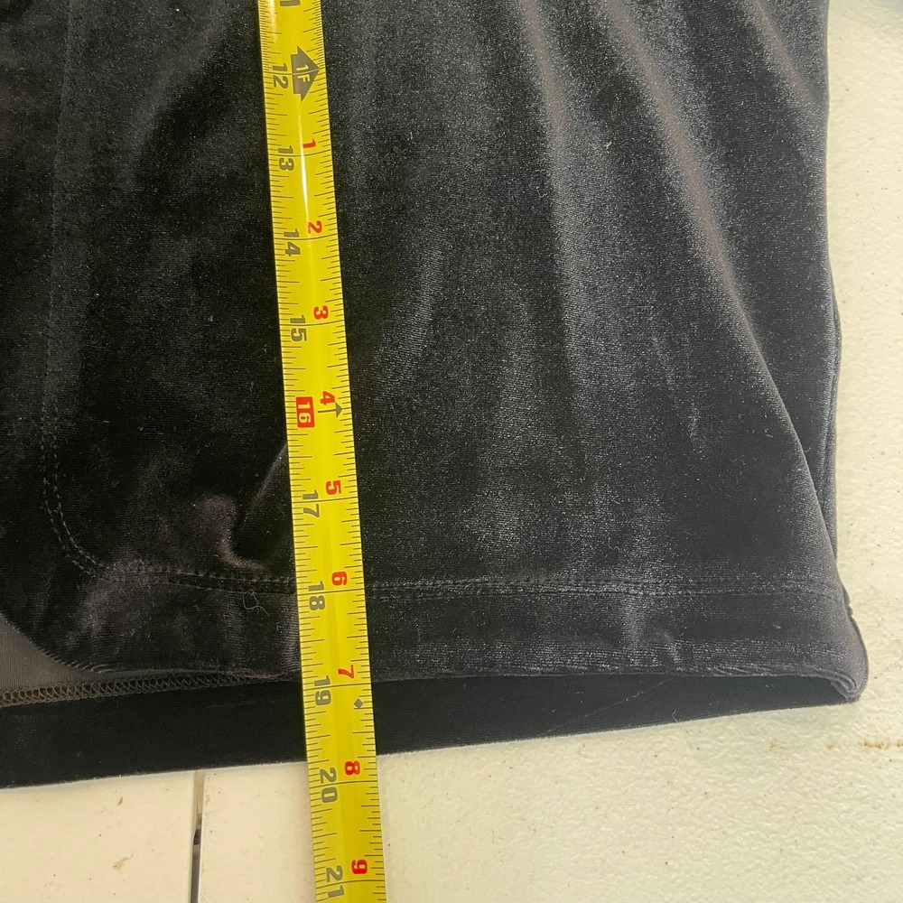 Fashion Bug Black Velvet Maxi Dress BLazerSet Plus Size XL - Picture 14 of 15